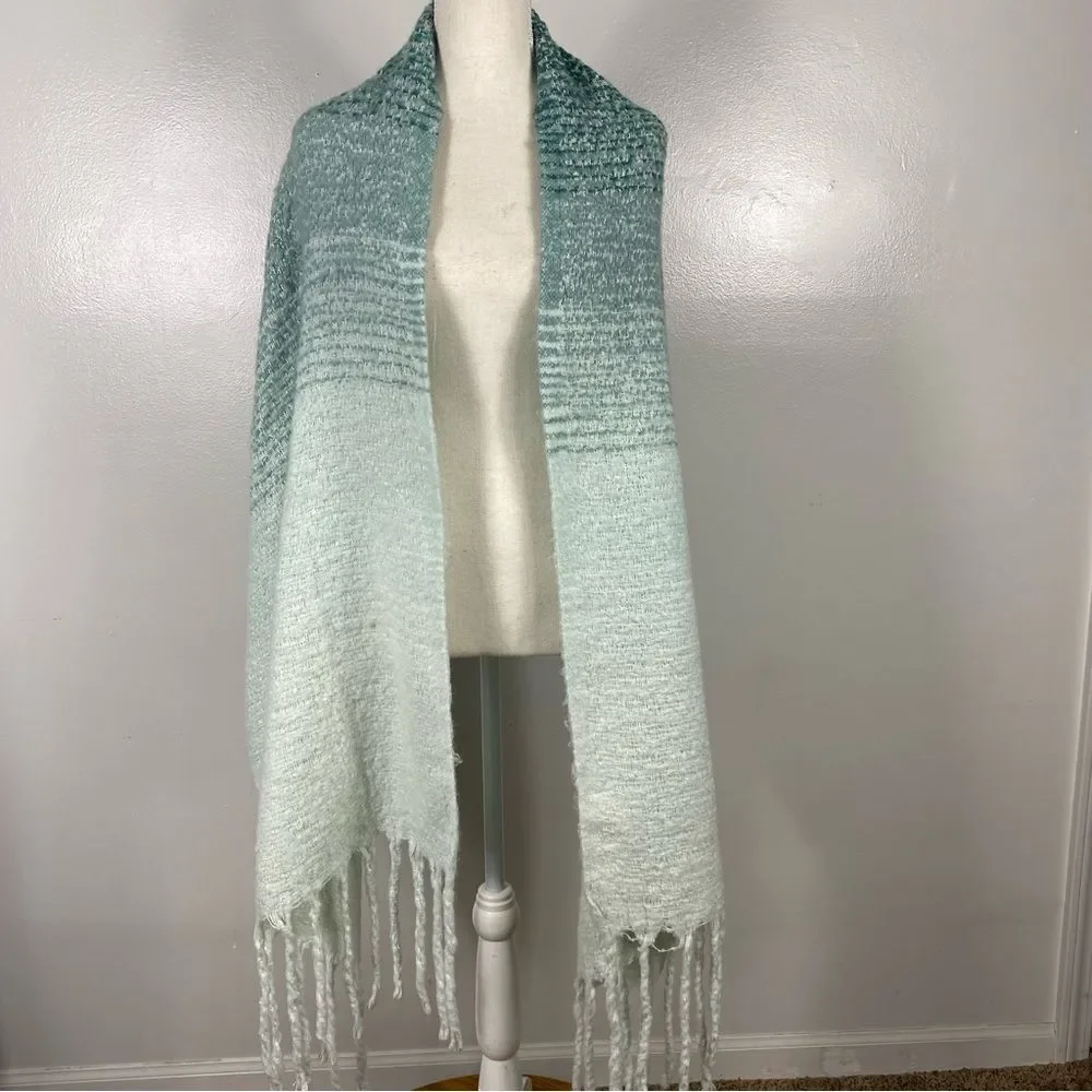 Mersea Ombré blanket wrap/scarf 21x86